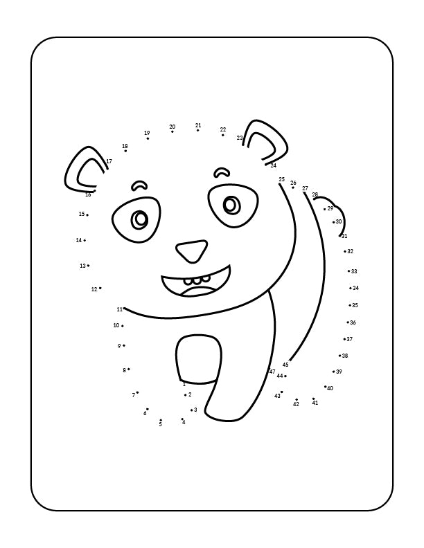 Dot To Dot Activity Poster 46