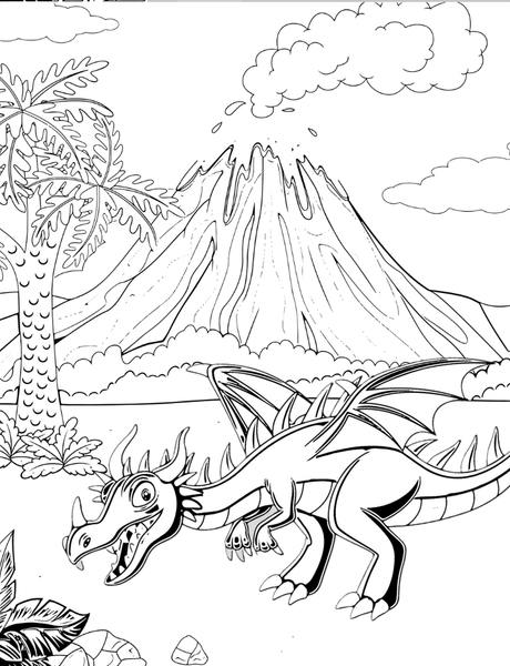 Baby Dragons Coloring Book Poster 17