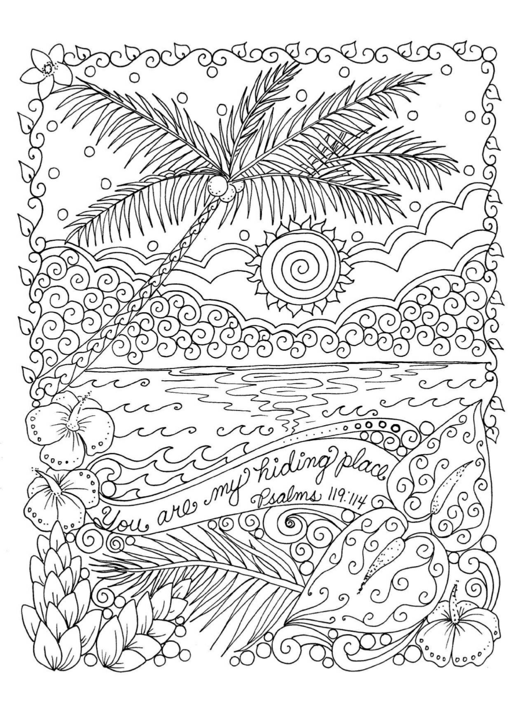 Faith Based Coloring Pages Poster 22