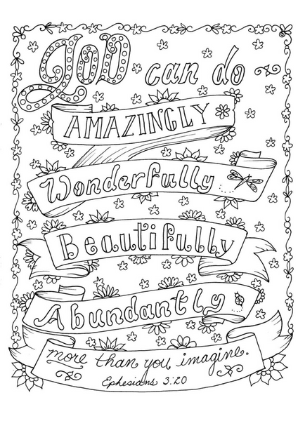 Faith Based Coloring Pages Poster 26