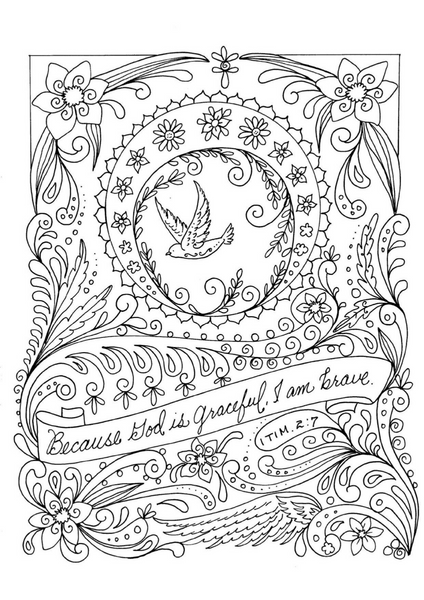 Faith Based Coloring Pages Poster 29