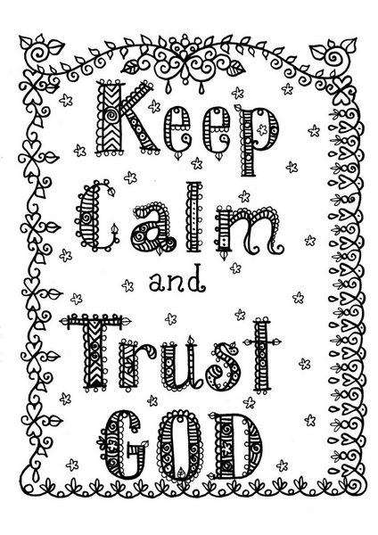 Keep Calm and Trust God