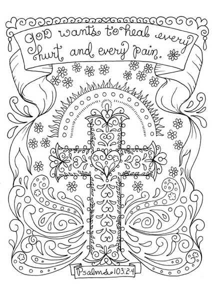 Faith Based Coloring Pages Poster 35