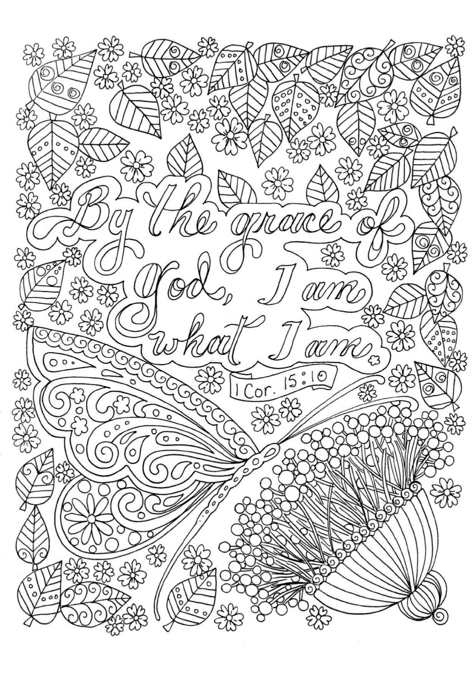 Faith Based Coloring Pages Poster 41