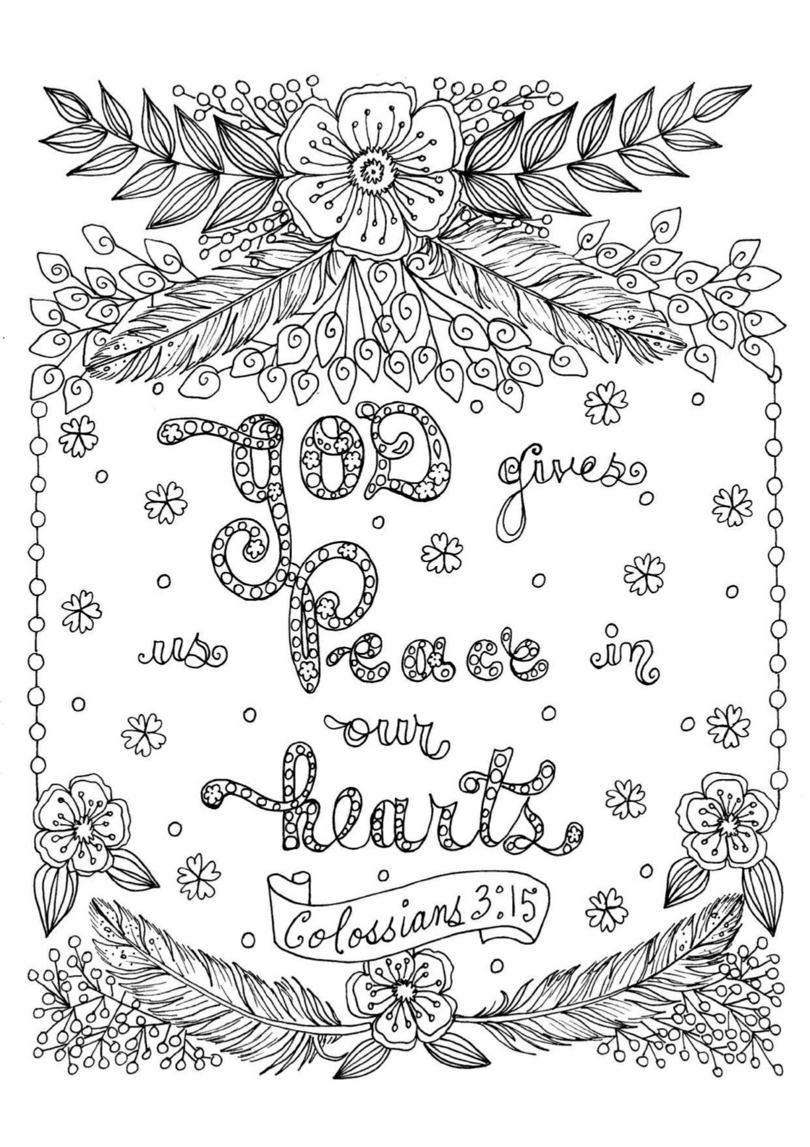 Faith Based Coloring Pages Poster 42