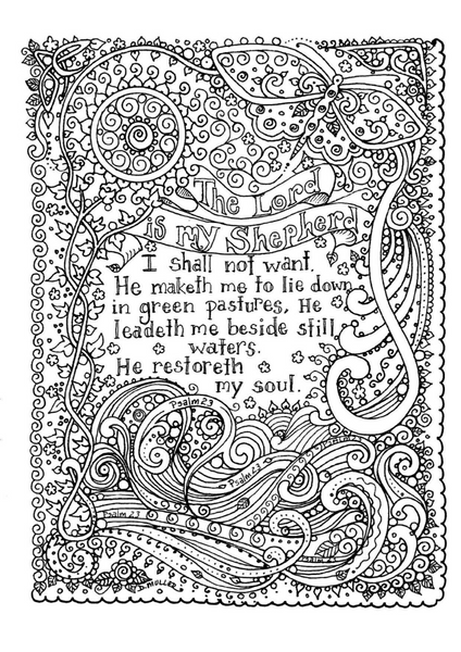 Faith Based Coloring Pages Poster 7