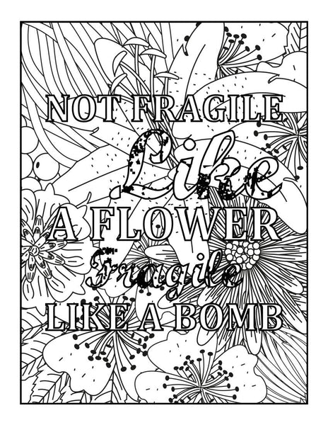 Not Fragile - Women's Empowerment Poster