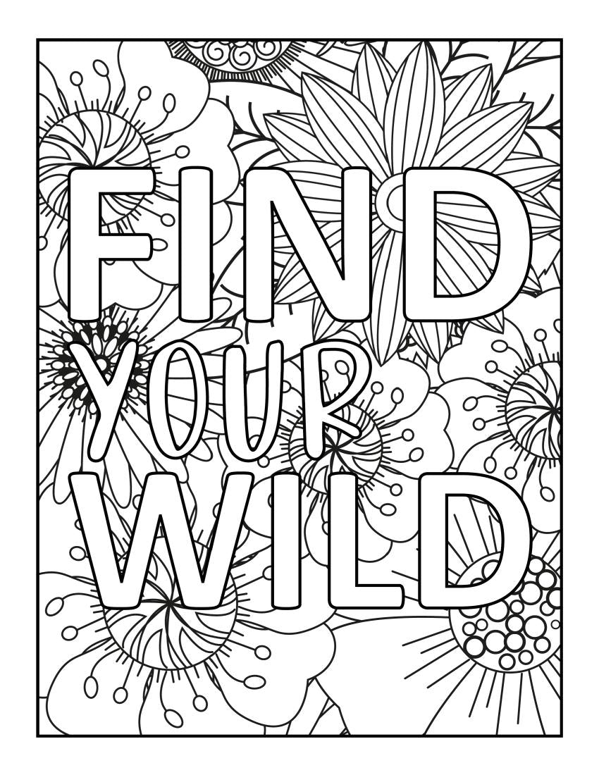 Find Your Wild Women's Empowerment Poster