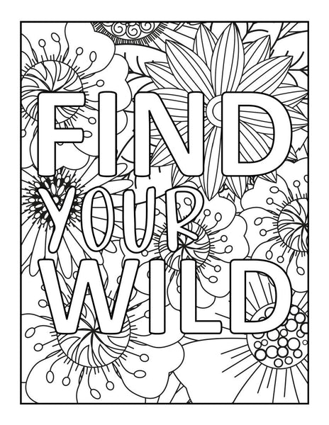 Find Your Wild Women's Empowerment Poster