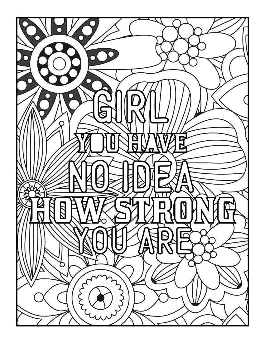 You Are Strong Women's Empowerment Poster